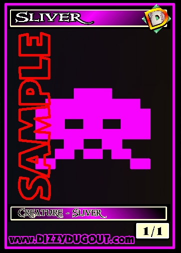 Sliver Token – Custom: Space Invaders Pink